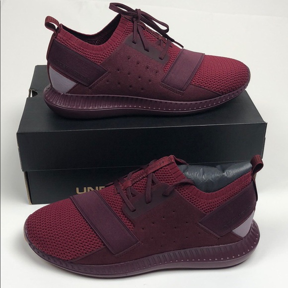 women's maroon under armour shoes